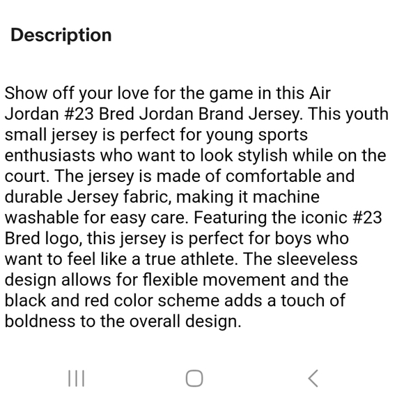 Kids basketball jersey air Jordan - Picture 3 of 3